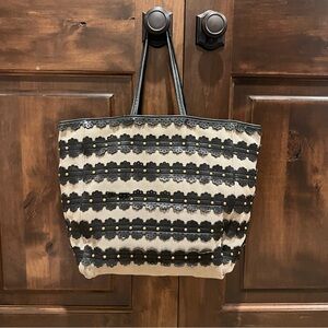 Anthropologie Miss Albright scalloped Tote